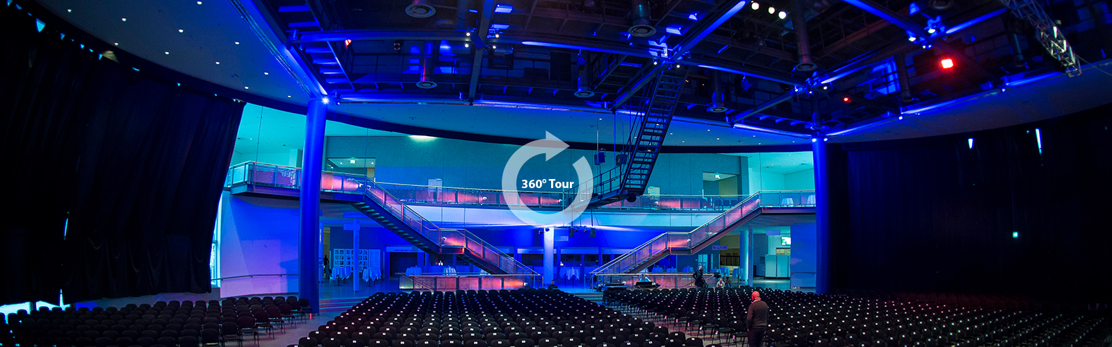 Virtuelle 360° Tour durch die Musik- und Kongresshalle Lübeck